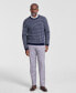 Men's Clean Check Merino Sweater, Created for Macy's