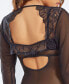 Plus Size 1 Piece Lingerie Long Sleeve Bolero with Ruffled Trim