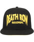 Men's Black Death Row Records Paisley Fitted Hat