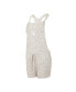 Women's Cream San Diego Padres Montana Hacci Knit Romper Overalls