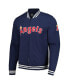 Men's Navy Los Angeles Angels Pack Pro Camden Full-Zip Track Jacket