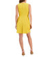 Women's Sleeveless Button A-Line Dress