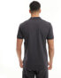 BOSS Green Paule logo polo shirt in charcoal