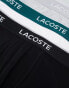 Lacoste 3 pack trunks in multi