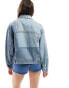 Levi's 90s crafted panelled denim trucker jacket in light blue