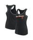 Women's Black San Francisco Giants Wordmark Logo Racerback Tank Top