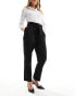 New Look paperbag waist formal trouser in black