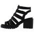 Dirty Laundry Fun Stuff Gladiator Womens Size 7.5 B Casual Sandals FUNSTUFF-BLK