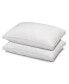 Gusseted Soft Plush Down Alternative Stomach Sleeper Pillow, Standard - Set of 2