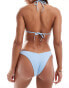 Hollister co-ord high leg bikini bottoms in blue