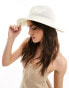 Accessorize packable fedora hat in white