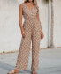 Women's Diamond Ditsy Wide Leg Jumpsuit