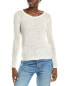 Sofiacashmere Pointelle Scoop Neck Cashmere Sweater Women's