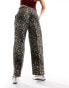 AllSaints Jemi Leppo trouser in leopard print