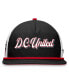 Men's Black, White D.C. United True Classic Golf Snapback Hat