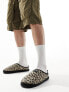 Puma Scuff Slippers in leopard