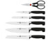 Zwilling 35145-007-0 - Knife set - Stainless steel - Plastic - Stainless steel - Black - 2.59 kg