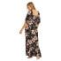 BILLABONG Full Bloom Short Sleeve Long Dress