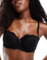 Ann Summers Sexy Lace padded balconette bra in black