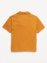 Short-Sleeve Soft-Knit Utility Pocket Shirt for Boys