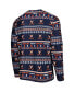 Комплект пижамы Concepts Sport Navy Virginia Cavaliers Swivel Long Sleeve T-shirt and Pants Sleep Set