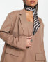 Something New X Naomi Anwer oversized blazer co-ord in beige