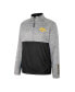 Men's Gray Iowa Hawkeyes John Half-Zip Jacket