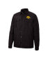 Men's Black Iowa Hawkeyes Detonate Quilted Full-Snap Jacket