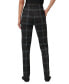 Women's Mid-Rise Plaid Trouser Leggings