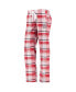 Женская пижама Concepts Sport Womens Red and Navy Washington Nationals Accolade Flannel Pants