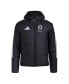 Men's Black New England Revolution Tiro 24 Full-Zip Winter Hoodie Jacket