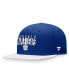 Men's Blue, White Toronto Maple Leafs Fundamental Colorblocked Snapback Hat