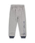 Toddler Boys Navy and Heathered Gray Penn State Nittany Lions Poppies Hoodie and Sweatpants Set