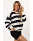 Women's Karra Oversized Stripe Sweatshirt