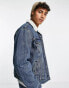 Levi's sherpa trucker jacket in light blue wash