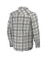 Men's Darius Rucker Collection by Gray, Natural Miami Hurricanes Plaid Flannel Long Sleeve Button-Up Shirt