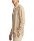 Men's Linen Western Long Sleeve Shirt