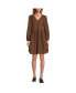 Women's Pinwale Cord V Neck Dress