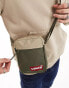 Levi's crossbody bag in khaki with logo