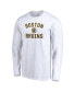 Men's White Boston Bruins Victory Arch Long Sleeve T-shirt