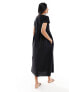 Nobody's Child Maine jersey midi dress in black