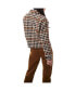 Women's Houndstooth Boxy Trucker Jacket