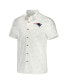 Men's NFL x Darius Rucker Collection by White New England Patriots Woven Button-Up T-shirt