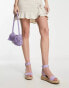 RAID Alice flatform espadrilles in lilac