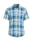 Men's Traditional Fit Short Sleeve Madras Shirt