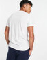 Tommy Hilfiger lounge t-shirt with chest taping logo in white