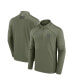 Men's Olive Oregon Ducks OHT Military-Inspired Appreciation Titan Raglan Quarter-Zip Jacket