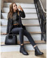 Women NEW FIT Bad Girl Wool Blend Moto Coat