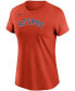 Women's Jose Altuve Orange Houston Astros Name and Number T-shirt