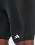 adidas Training tech fit shorts in black